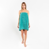 Полотенце банное Экономь и Я &laquo;Парео&raquo; 68х150 см, цвет голубая трава, 100%хл с AIRO, 320 г/м2