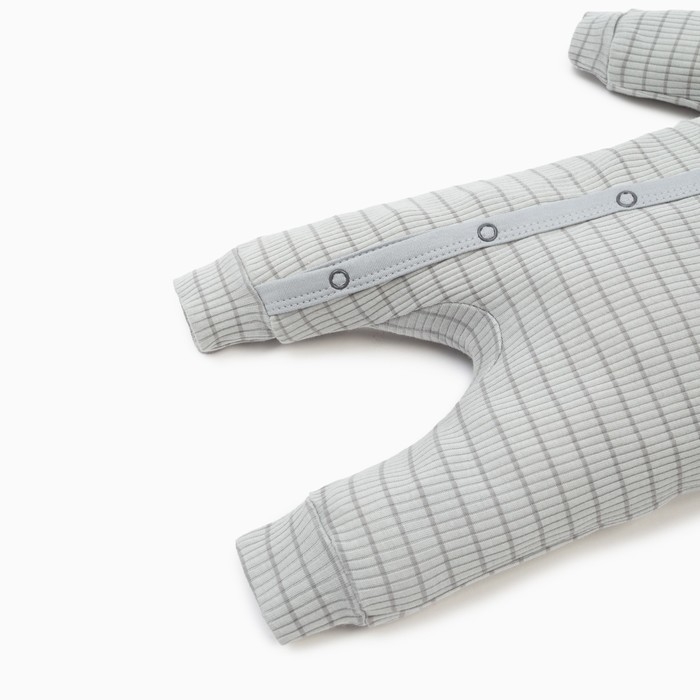 Комбинезон Крошка Я, BASIC LINE, рост 86-92 см, полоска серая