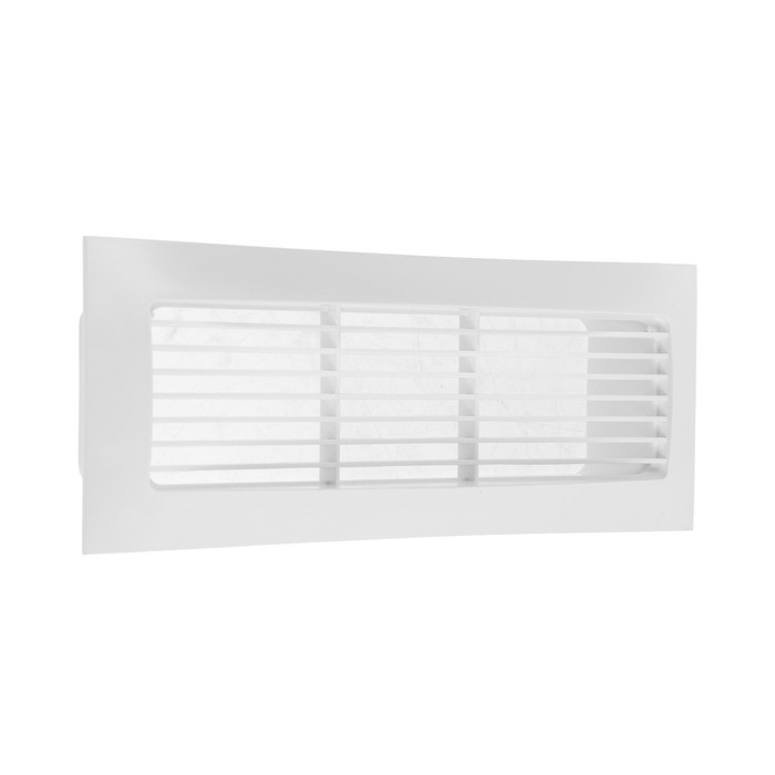 Решетка вентиляционная ZEIN, 60 х 204 мм, с фланцем, неразъемная Решетка вентиляционная ZEIN, 60 х 204 мм, с фланцем, неразъемная