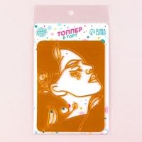 Набор топперов «Девушка с цветами», цвет золото Набор топперов «Девушка с цветами», цвет золото