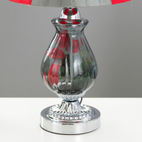 Настольная лампа 16686/1 E27 40Вт хром 29х29х50 см RISALUX