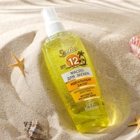 Масло для быстрого загара "Янтарная дыня", с увлажняющим действием, SPF 12, 135 мл Масло для быстрого загара "Янтарная дыня", с увлажняющим действием, SPF 12, 135 мл