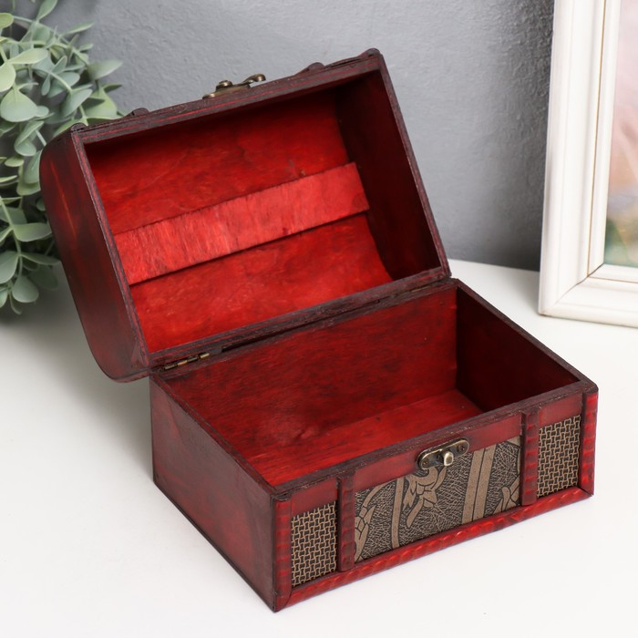 Шкатулка сундучок Шкатулка сундучок "Листва" (набор 3 шт) 13х13,2х18 см