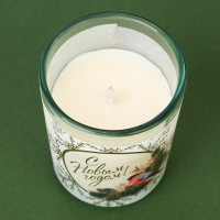 Новогодняя свеча в стакане &laquo;Новый год: С Новым годом!&raquo;, аромат шоколад