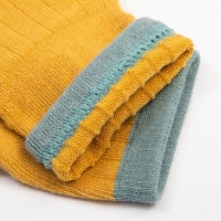 Носки детские MINAKU со стоперами цв.горчичный, р-р 12 см