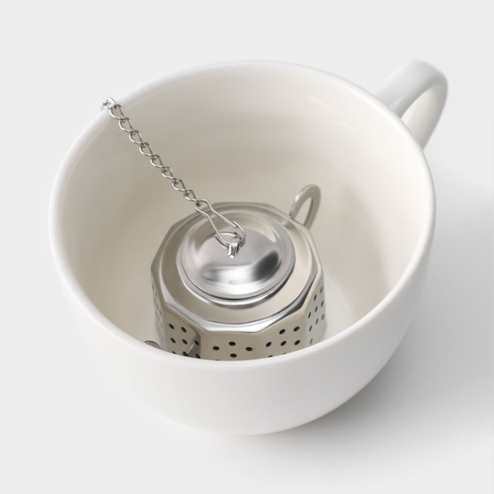 Ситечко для чая из нержавеющей стали Magistro &laquo;Чайник Vent&raquo;, цвет серебристый