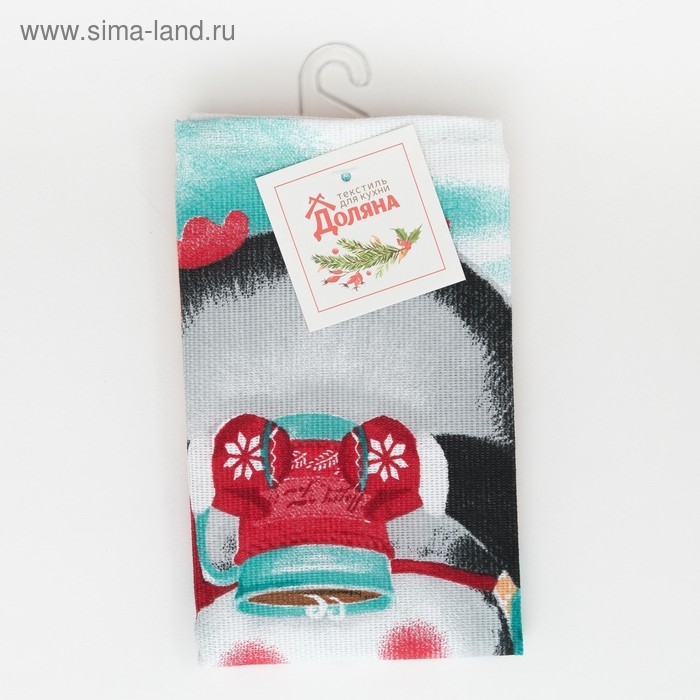 Полотенце кухонное &laquo;Снежного настроения&raquo; 35х60см