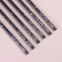 Набор свечей в торт, 6 штук "Исполнение желаний", 16,5 см, чёрный с золотом Набор свечей в торт, 6 штук "Исполнение желаний", 16,5 см, чёрный с золотом