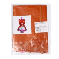 Шар фольгированный 28" «Мишка с подарком», бурый Шар фольгированный 28" «Мишка с подарком», бурый