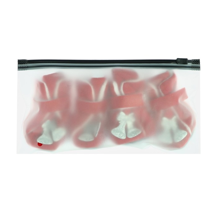 Ботинки "Бубенцы", набор 4 шт, размер L, красные