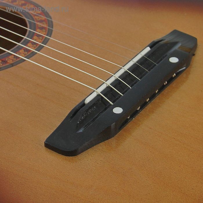 Акустическая гитара 6-ти струнная, размер 3/4, струны металл