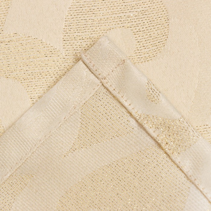 Скатерть Этель "Узор" цв.бежевый, 142*283 +/-3 см, 115 &plusmn;10 гр,100% п/э