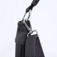 Сумка-мешок на молнии, наружный карман, длинный ремень, цвет тёмно-серый Сумка-мешок на молнии, наружный карман, длинный ремень, цвет тёмно-серый