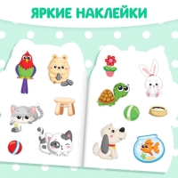 Раскраска с наклейками &laquo;Котёнок&raquo;, 12 стр.