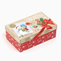 Набор подарочных коробок 10 в 1 «Новогодняя почта», 12 х 7 х 4 – 32.5 х 20 х 12.5 см, Новый год Набор подарочных коробок 10 в 1 «Новогодняя почта», 12 х 7 х 4 – 32.5 х 20 х 12.5 см, Новый год