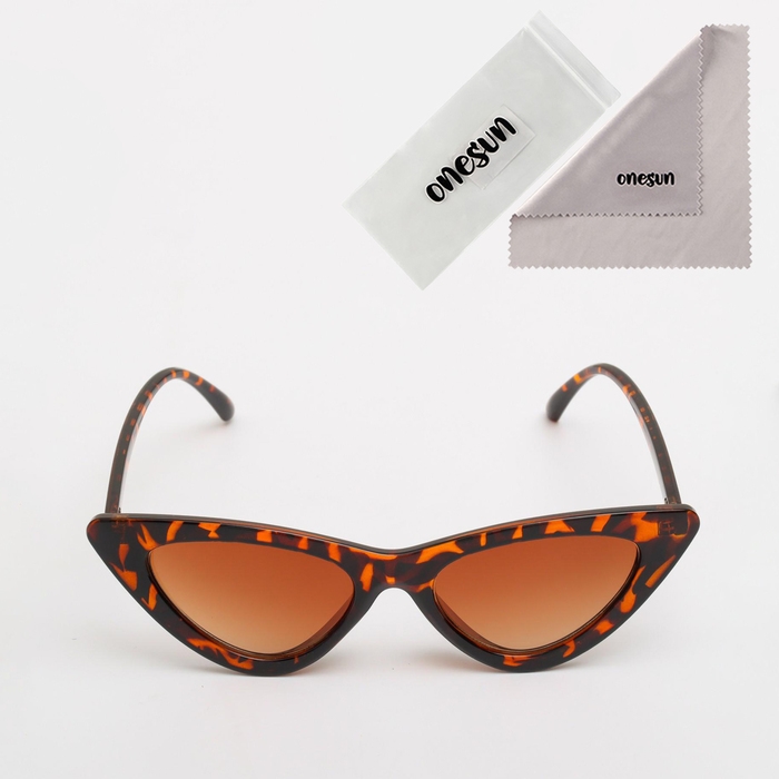 Очки солнцезащитные "OneSun", uv 400, дужка 13.5 см, ширина 15 см, линза 4.2 х 7 см