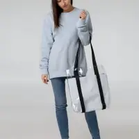 Шопер Clarity с оранжевым органайзером, прозрачный