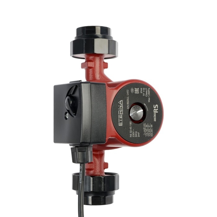 Насос циркуляционный ETERNA RS 32-40, 35/51/68 Вт, напор 4.3 м, 50 л/мин, кабель 1 м Насос циркуляционный ETERNA RS 32-40, 35/51/68 Вт, напор 4.3 м, 50 л/мин, кабель 1 м