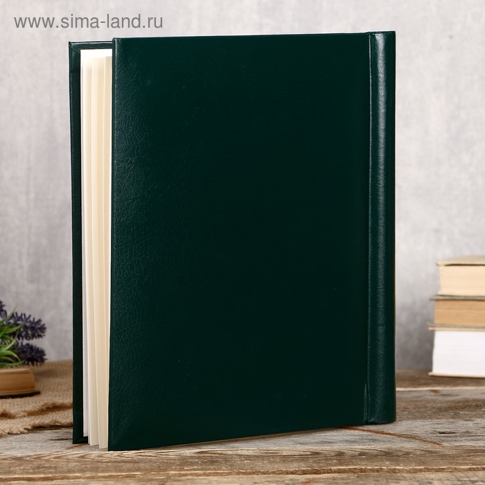 Фотоальбом Fotografia магнитный, 20 листов, 23х28 см, "Классика" зелёный