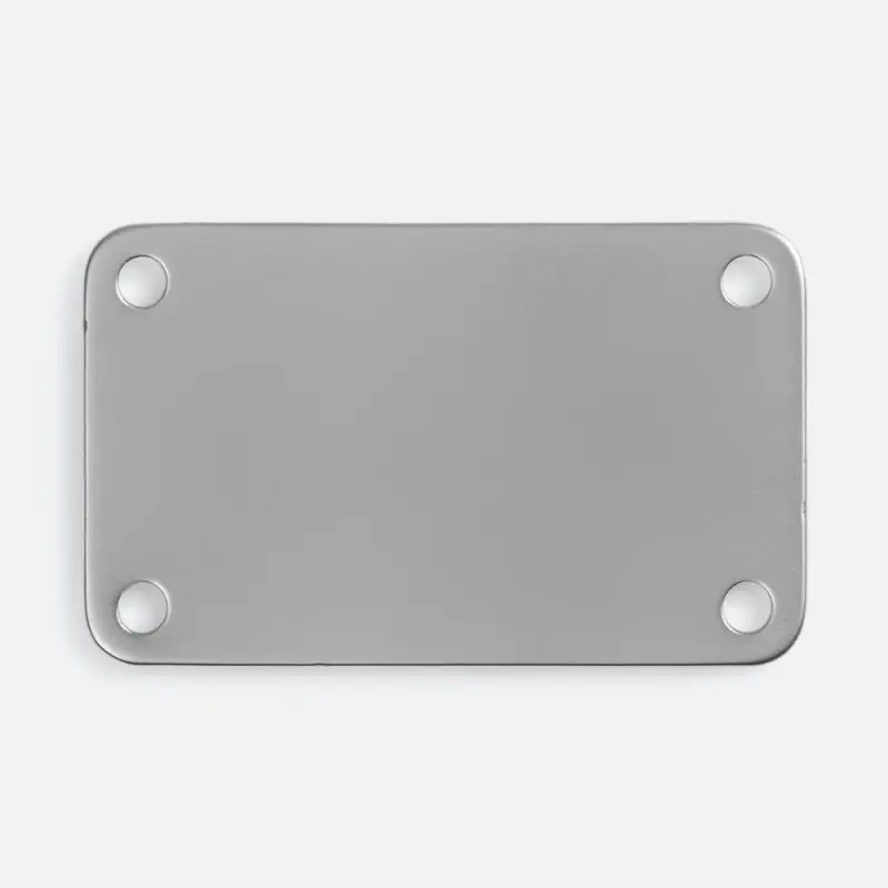 Шильдик металлический Furo, серебристый