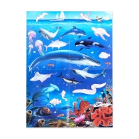 Активити книга с наклейками и растущими игрушками &laquo;Океан&raquo;, 12 стр.