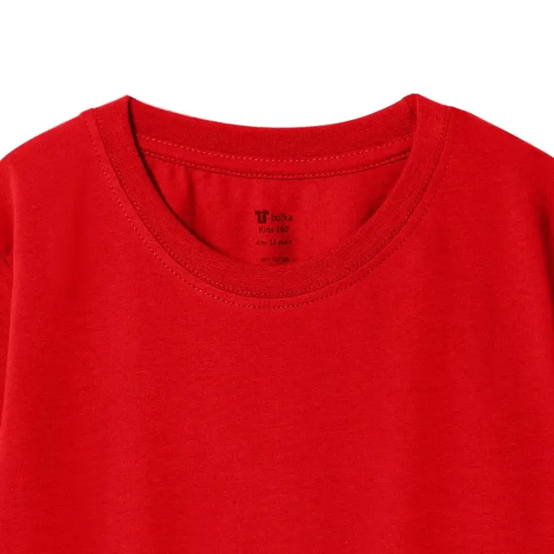 Футболка детская T-Bolka Kids, красная, 6 лет Футболка детская T-Bolka Kids, красная, 6 лет