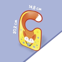 Нагрудник для кормления «Лисенок» непромокаемый на липучке, с карманом Нагрудник для кормления «Лисенок» непромокаемый на липучке, с карманом