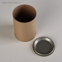 Тубус 76х110 мм (90 мм внутренняя высота),плотный картон, металлическая крышка Тубус 76х110 мм (90 мм внутренняя высота),плотный картон, металлическая крышка