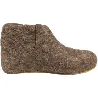 Домашние валенки Wild, серо-коричневые (натуральные), размер 39