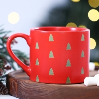 Новый год! Кружка керамическая &laquo;Новогодняя сказка&raquo;, 320 мл, цвет красный