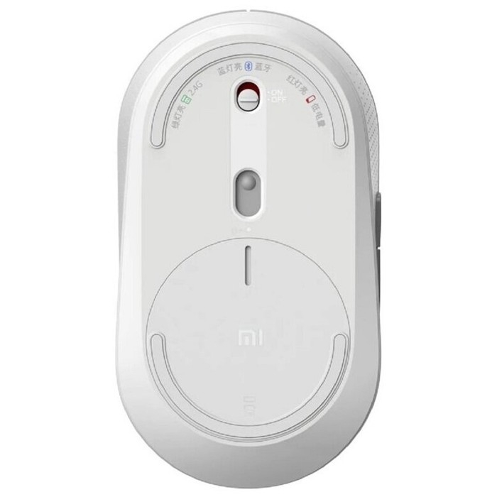 Мышь Xiaomi Mi Dual Mode Wireless Mouse Silent Edition, беспроводная, 1300 dpi, usb, белая
