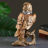 Фигура "Сова на коряге" бронза, 30см