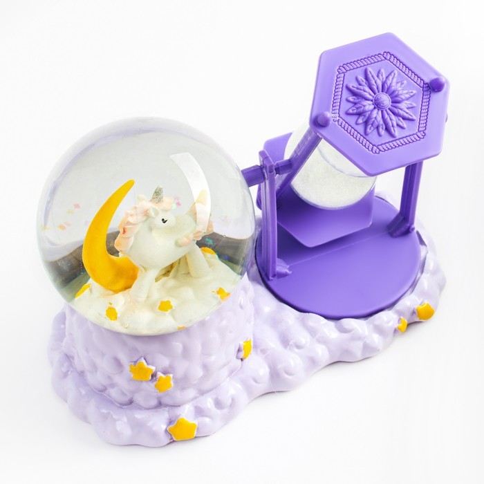 Песочные часы "Единорог", сувенирные, с подсветкой, 17 х 8.6 х 13 см , микс