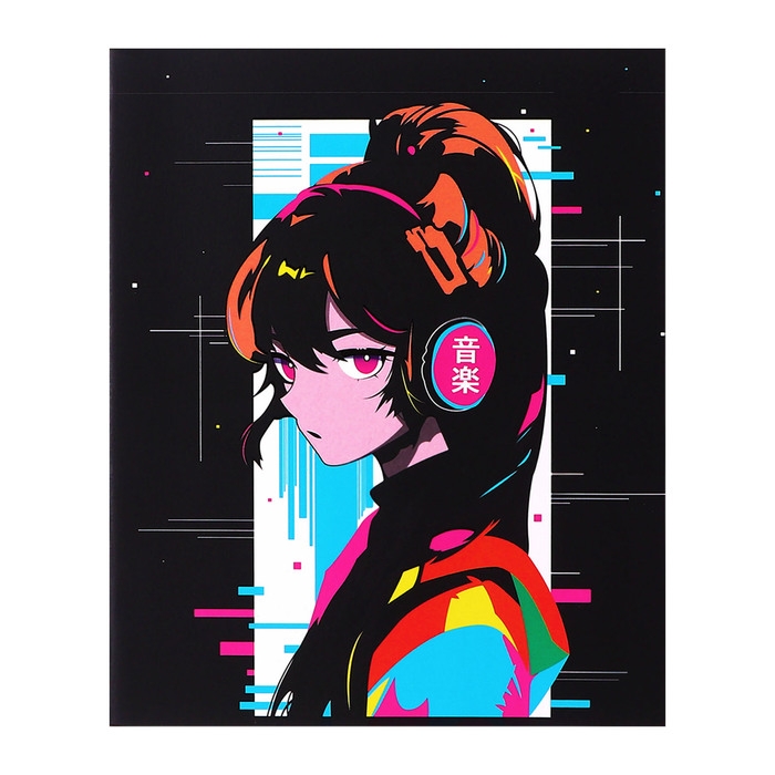 Тетрадь 48 листов в клетку Calligrata Тетрадь 48 листов в клетку Calligrata "Яркий акцент", картонная обложка, матовая ламинация + выборочный УФ-лак, блок офсет МИКС