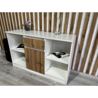 Тумба ТВ Парус, 1200х400х430 Белый/дуб Вотан