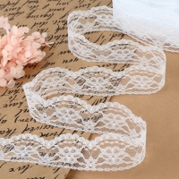 Кружево капроновое, 35 мм × 10 ± 1 м, цвет белый Кружево капроновое, 35 мм × 10 ± 1 м, цвет белый