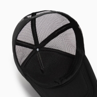Бейсболка с сеткой MINAKU, цвет чёрный, размер 56-58 Бейсболка с сеткой MINAKU, цвет чёрный, размер 56-58
