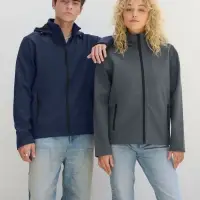 Куртка софтшелл с капюшоном мужская Race Men, ярко-синяя (royal), размер 4XL