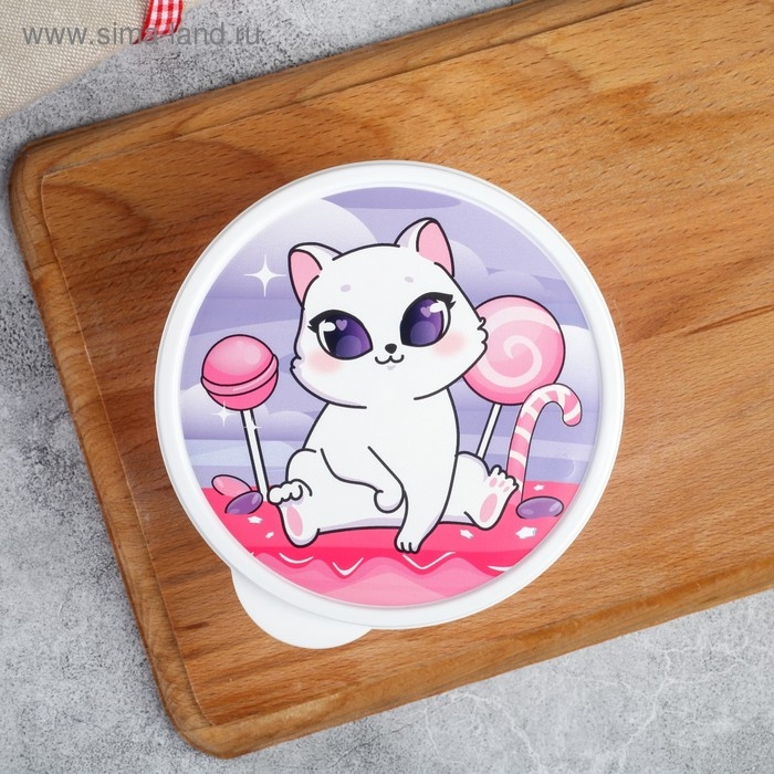 Ланч-бокс &laquo;Кошечка&raquo;, 500 мл