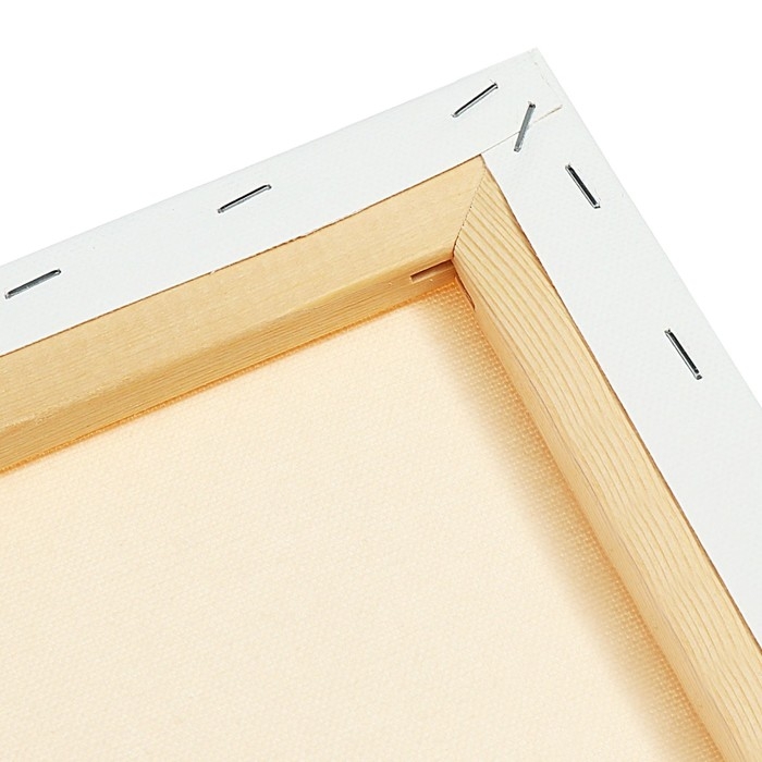 Холст на подрамнике, хлопок 100%, акриловый грунт, 2 х 40 х 40 см, 400г/м&sup2; , Гамма Студия