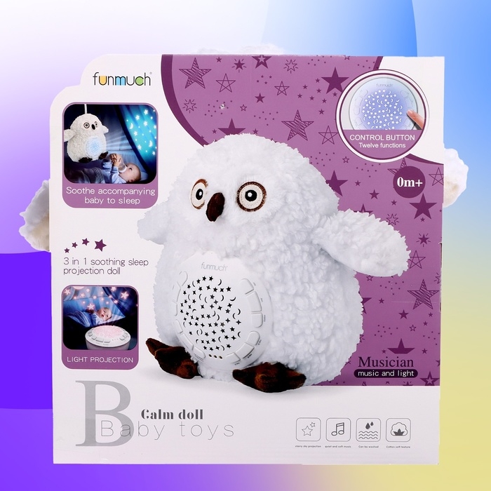 Ночник «Совёнок», световые, звуковые эффекты Ночник «Совёнок», световые, звуковые эффекты