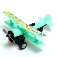 Самолёт металлический &laquo;Кукурузник&raquo;, инерционный, цвет МИКС