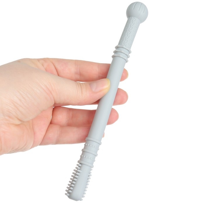 Прорезыватель силиконовый, логопедический, цвет серый, Mum&Baby Прорезыватель силиконовый, логопедический, цвет серый, Mum&Baby