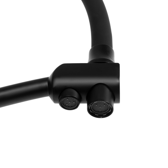 Cмеситель для кухни Accoona A5179FF-13, однорычажный, с выходом для питьевой воды, черный