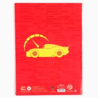 Картон цветной, А4, 8 листов, 8 цветов, немелованный, односторонний, в папке, 220 г/м&sup2;, Тачки