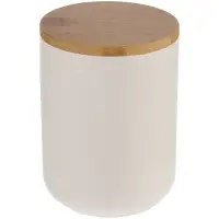 Банка для хранения Bambic с бамбуковой крышкой Банка для хранения Bambic с бамбуковой крышкой