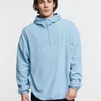 Анорак флисовый унисекс Fliska, голубой, размер XS/S