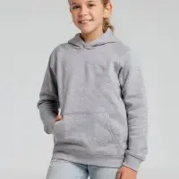 Толстовка детская Stellar Kids, серый меланж, на рост 118-128 см (8 лет)