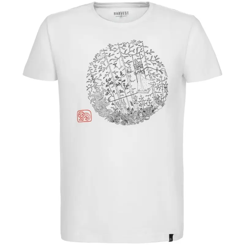 Футболка &laquo;Качели&raquo;, белая, размер S