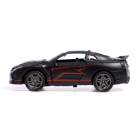 Машина металлическая &laquo;Ночные гонки&raquo;, инерционная, 1:32, открываются двери, звуковые и световые эффекты, цвет чёрный